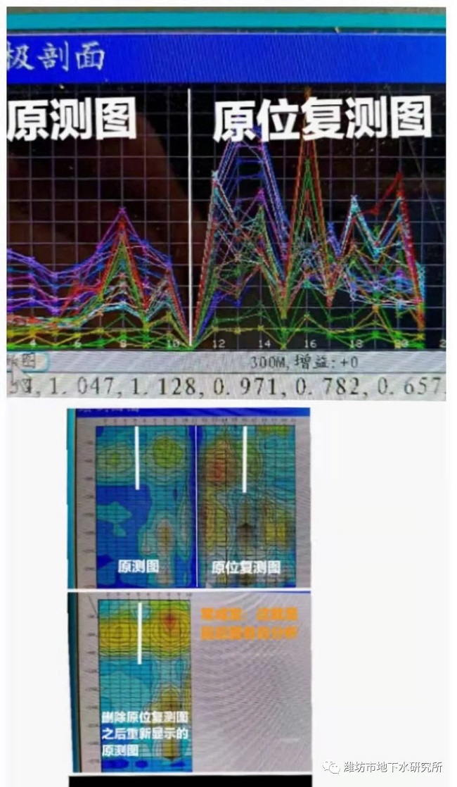 打井找水儀復(fù)測(cè)圖和打井找水儀原測(cè)圖如何比對(duì)   